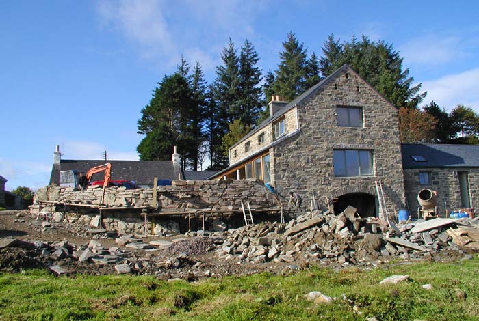 Alterations, renovations and extensions by Tom McCardel Associates Architects in Argyll, Scotland